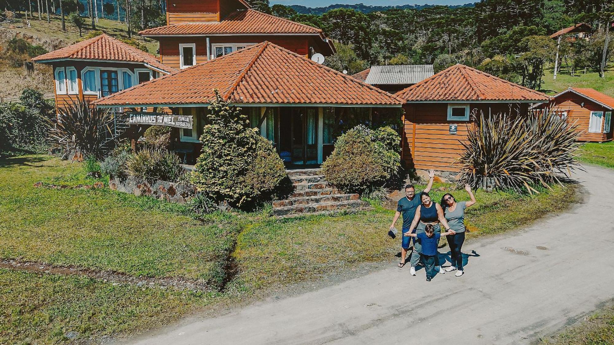 Pousada Caminhos Do Mel - Urubici - Sc Екстериор снимка